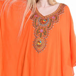 Load image into Gallery viewer, Indian Kaftan Dress, Plus Size Kaftan Dress, Maternity Kaftan For Women, Cotton Maxi Dress
