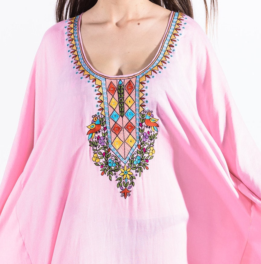 Indian Kaftan Dress, Plus Size Kaftan Dress, Maternity Kaftan For Women, Cotton Maxi Dress