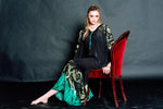 Load image into Gallery viewer, Women Silk Kaftan, Plus Size Silk Kaftan, Women Loungewear Caftan, Black Maxi Kaftan
