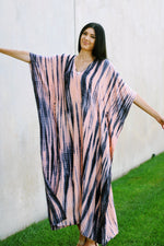 Load image into Gallery viewer, Kaftan For Women, Maternity Dress, Tie Dyed Caftan, Plus Size Caftan Dress
