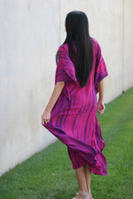 Load image into Gallery viewer, Tie Dyed Kaftan, Plus Size Kaftan Dress, African Kaftam, Indian Kaftan
