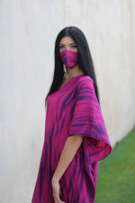 Load image into Gallery viewer, Tie Dyed Kaftan, Plus Size Kaftan Dress, African Kaftam, Indian Kaftan
