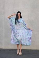 Load image into Gallery viewer, Women Loungewear Caftan, Maxi Tie Dye Dress, Plus Size Kaftan Dress,Kaftan For Women
