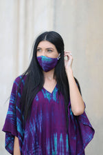 Load image into Gallery viewer, Hand Tie Dyed Kaftan, Plus Size Caftan Dress, Beige Maternity Dress, House Lounge Kaftan
