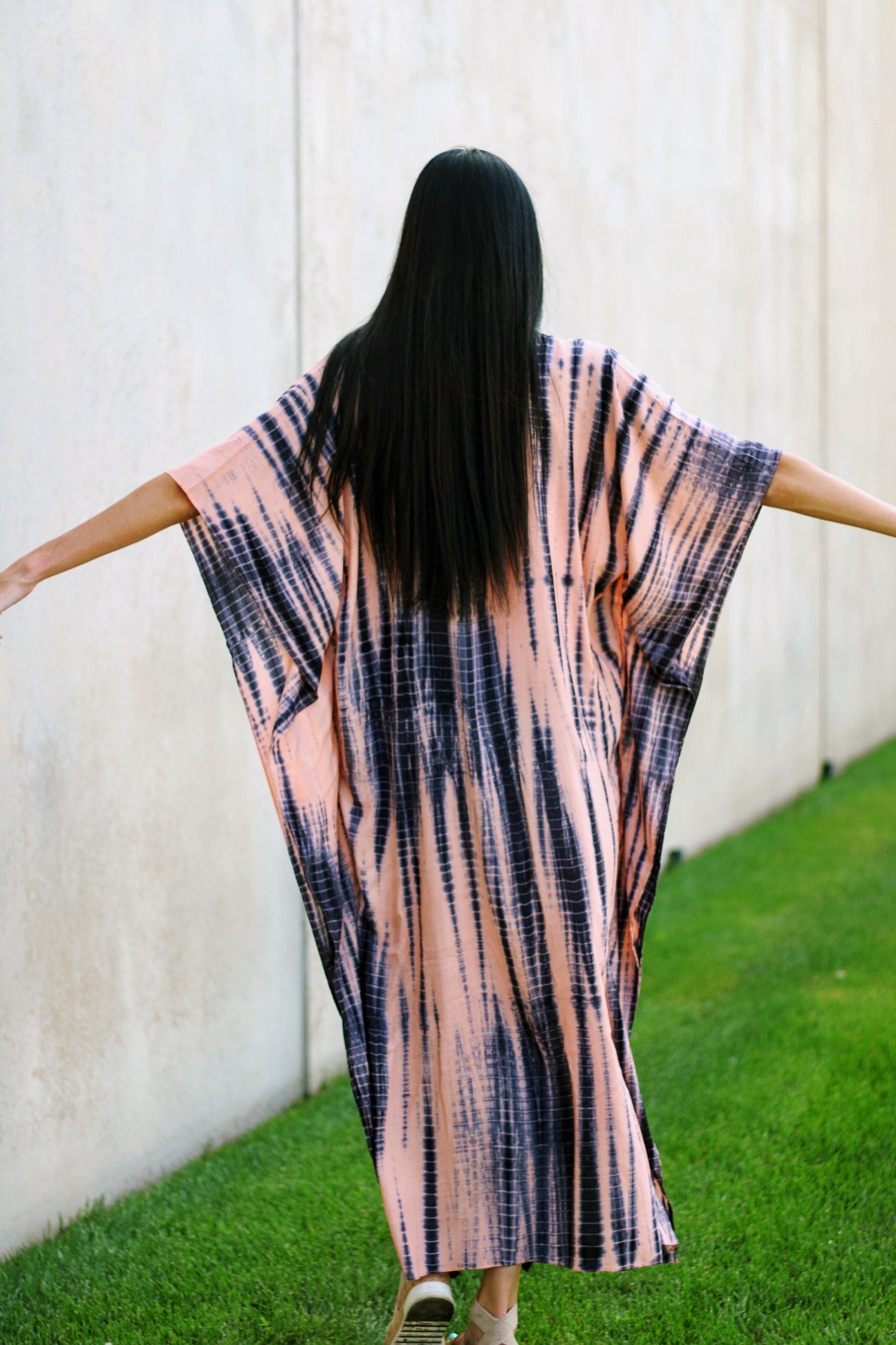 Kaftan For Women, Maternity Dress, Tie Dyed Caftan, Plus Size Caftan Dress