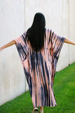 Load image into Gallery viewer, Kaftan For Women, Maternity Dress, Tie Dyed Caftan, Plus Size Caftan Dress
