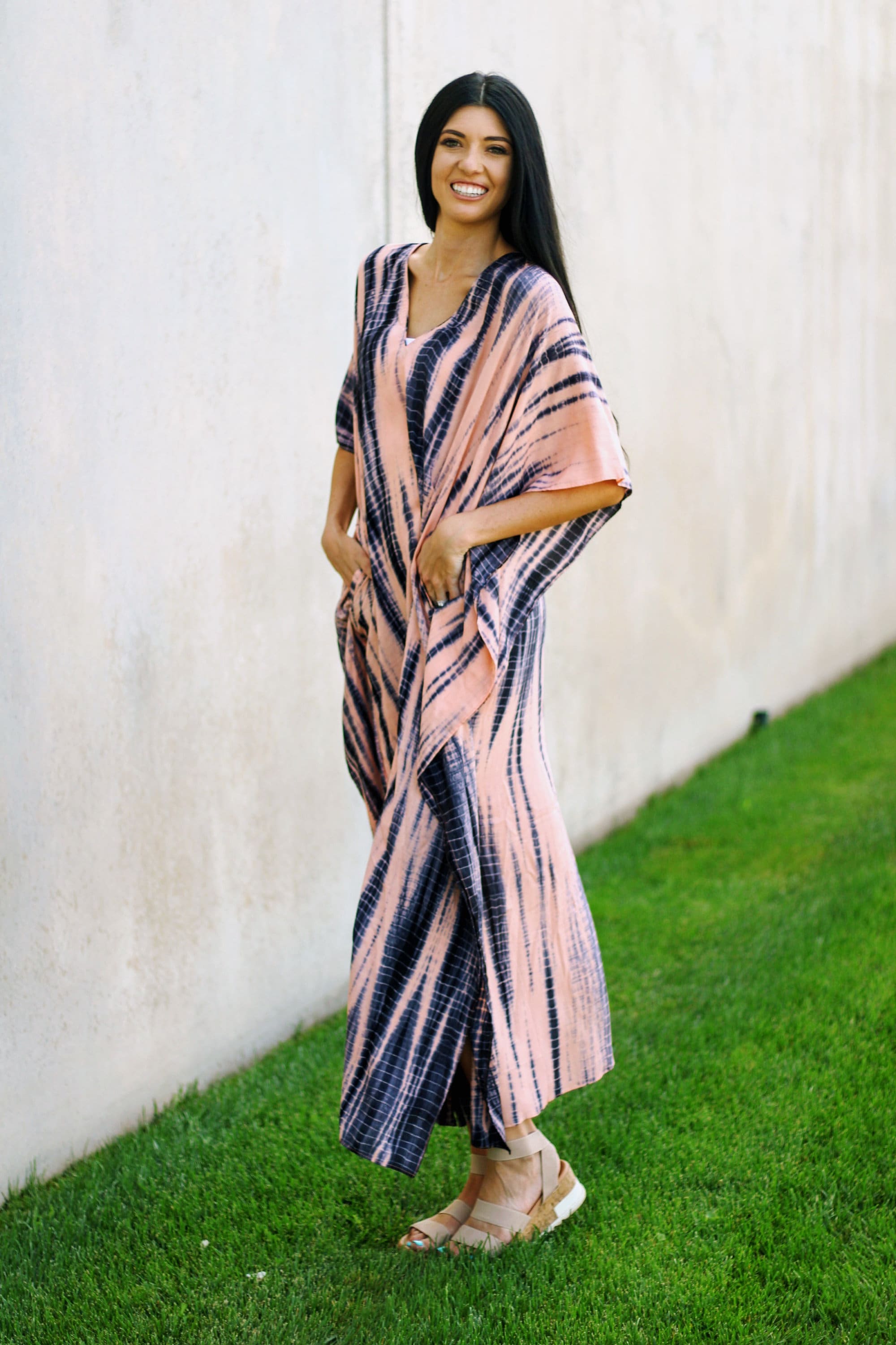 Kaftan For Women, Maternity Dress, Tie Dyed Caftan, Plus Size Caftan Dress