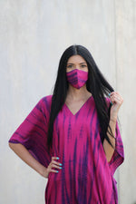 Load image into Gallery viewer, Tie Dyed Kaftan, Plus Size Kaftan Dress, African Kaftam, Indian Kaftan
