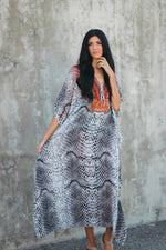 Load image into Gallery viewer, Snakeskin Print Dress for women
