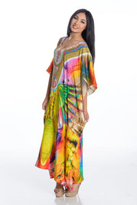 Maxi Kaftan Dress, Plus Size Kaftan Dress, Kaftan For Women, Mexican Kaftan Dress