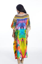 Load image into Gallery viewer, Maxi Kaftan Dress, Plus Size Kaftan Dress, Kaftan For Women, Mexican Kaftan Dress
