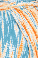 Load image into Gallery viewer, Wrap Around Skirt, Multicolor Tie Dyed Skirt, Bohemian Skirt, Plus Size Wrap Skirt
