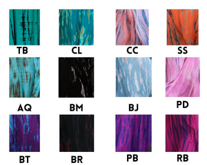 Wrap Around Skirt, Multicolor Tie Dyed Skirt, Bohemian Skirt, Plus Size Wrap Skirt
