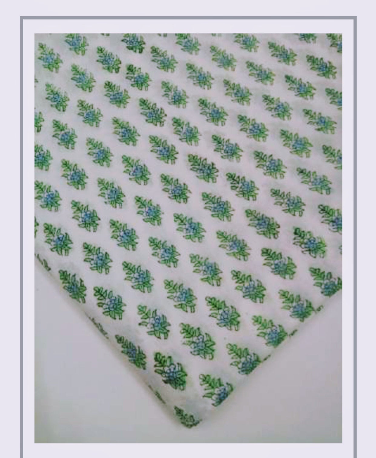 mulmul cotton caftan in spring print