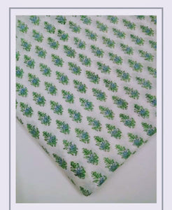 mulmul cotton caftan in spring print
