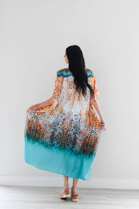 Embellished Caftan Dress  for women