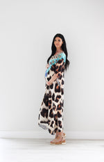 Load image into Gallery viewer, Animal print caftan dress for women of all sizes
