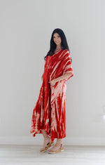 Load image into Gallery viewer, Women Tie Dyed Kaftan Dress, Plus Size Kaftan, Kaftan for Women, Home Lounge Kaftan
