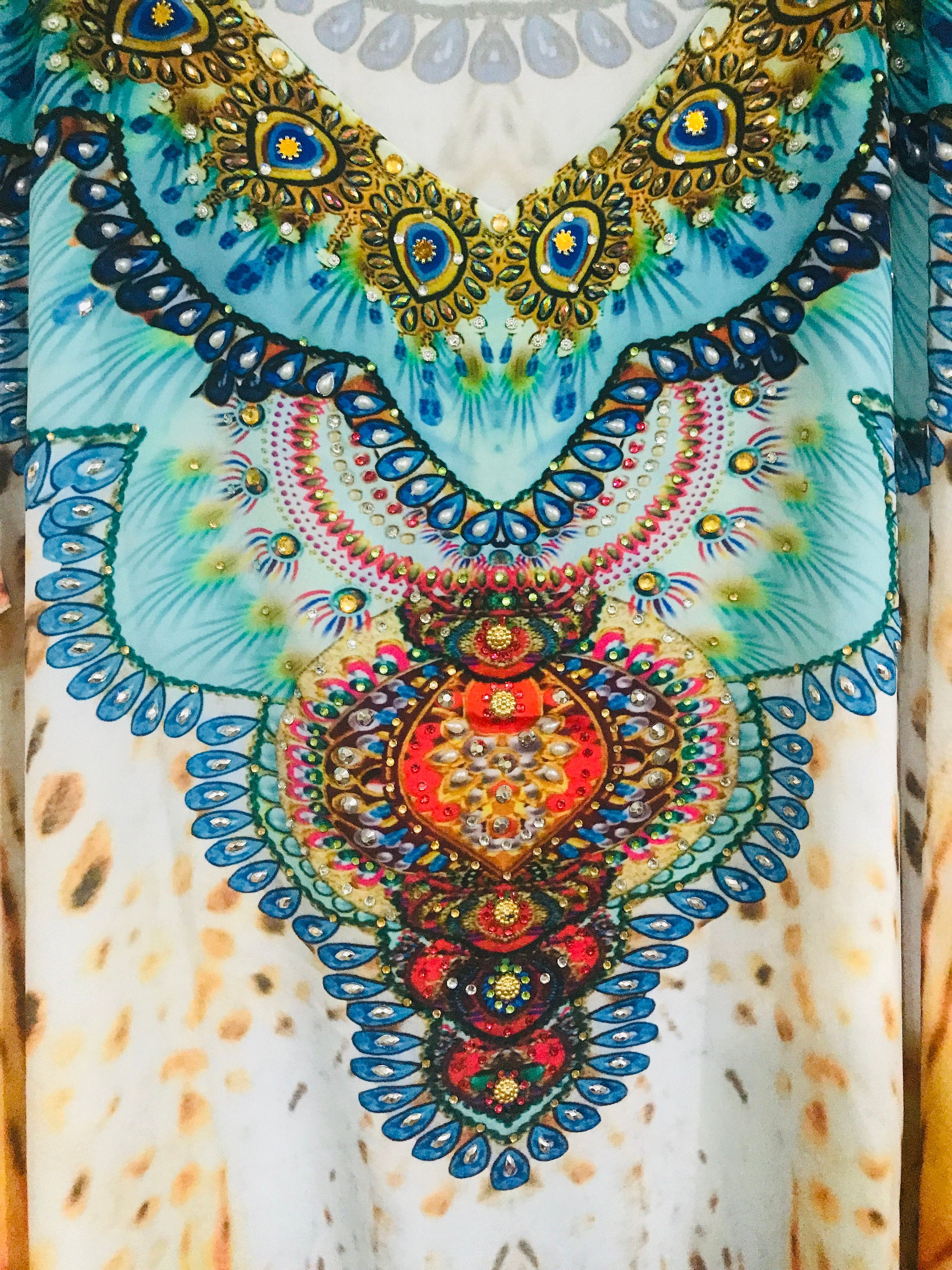 Embellished Caftan Dress  for women