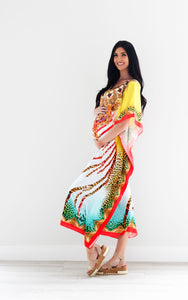 Traditional Kaftan Dress, Tribal Kaftan, Gypsy Caftan Dress, African Kaftan Dress