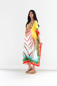 Traditional Kaftan Dress, Tribal Kaftan, Gypsy Caftan Dress, African Kaftan Dress