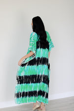 Load image into Gallery viewer, Hand tie dye kaftan dress for women
