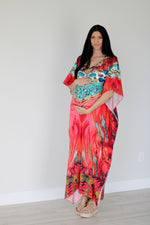 Load image into Gallery viewer, Embellished Kaftan Dress one size
