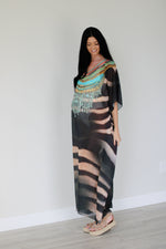 Load image into Gallery viewer, sheer beach  caftan for women
