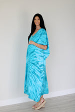 Load image into Gallery viewer, Tie dyed kaftan maxi dress
