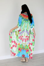 Load image into Gallery viewer, Resort Kaftan Dress, Summer Maxi Dress, Caftan For Women, African Tribal Kaftan
