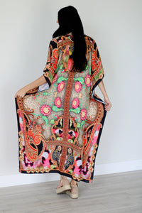 Turkish Abaya Dress, Oriental Kaftan Dress, Plus Size Kaftan, Maxi Tunic Dress