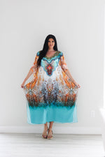 Load image into Gallery viewer, Embellished Caftan Dress  for women
