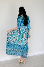 Load image into Gallery viewer, House lounge kaftan dress for women
