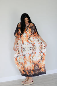 Tribal Kaftan Dress, Plus Size Kaftan For Women, Maternity Lounge Wear, African Kaftan Dress