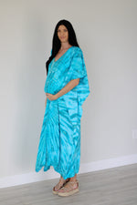 Load image into Gallery viewer, Tie dyed kaftan maxi dress

