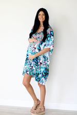 Load image into Gallery viewer, snakesskin short kaftan dress for women
