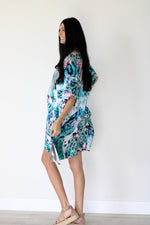 Load image into Gallery viewer, snakesskin short kaftan dress for women

