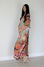 Load image into Gallery viewer, Turkish Abaya Dress, Oriental Kaftan Dress, Plus Size Kaftan, Maxi Tunic Dress
